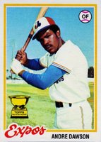 1978 Topps #72 Andre Dawson Baseball Card