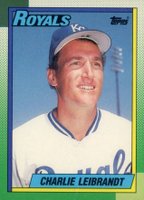 1990 Topps #776 Charlie Leibrandt Baseball Card
