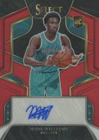 2022 Panini Select Rookie Signatures #RSMKW Mark Williams Red Basketball Card