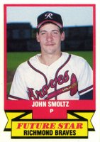 1988 CMC AAA All-Stars #30 John Smoltz Richmond Braves Baseball Card