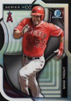 2015 Bowman Chrome Series Next Die-Cuts #SN-MT Mike Trout Baseball Card