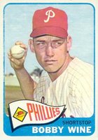 1965 Topps #36 Bobby Wine Baseball Card