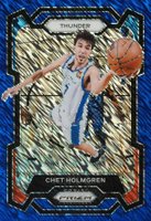2023 Panini Prizm #115 Chet Holmgren Blue Shimmer Fotl Basketball Card