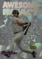 1997 Topps Awesome Impact #AI7 Derek Jeter Baseball Card