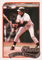 1989 Topps #753 Jose Uribe Baseball Card