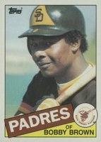 1985 Topps #583 Bobby Brown Baseball Card