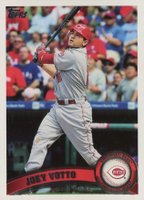 2011 Topps #5 Joey Votto Baseball Card