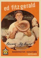 1959 Topps #33 Ed FitzGerald Baseball Card