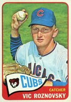 1965 Topps #334 Vic Roznovsky Baseball Card