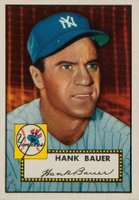 1952 Topps #215 Hank Bauer Baseball Card