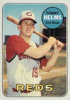 1969 Topps #70 Tommy Helms Baseball Card