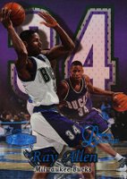 1998 Flair Showcase Legacy Collection  #11L Ray Allen Row 2 Basketball Card