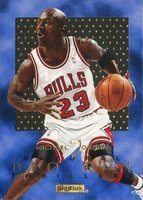 1995 Skybox E-XL Natural Born Thrillers #1 Michael Jordan Basketball Card