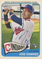 2014 Topps Heritage Real One Autographs #JR Jose Ramirez Baseball Card