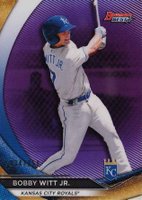 2020 Bowman's Best Top Prospects #TP20 Bobby Witt Jr. Purple Refractor Baseball Card