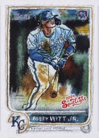 2024 Topps Spotlight #45 Bobby Witt Jr. Spotlight Stamp Baseball Card