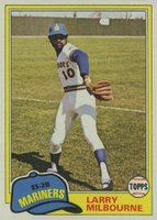 1981 Topps #583 Larry Milbourne Baseball Card