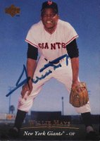 1995 Upper Deck Autographs #AC2 Willie Mays Baseball Card