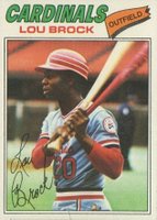 1977 Topps #355 Lou Brock Baseball Card