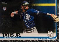 2019 Topps #410 Fernando Tatis Jr. Black Baseball Card