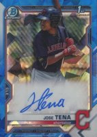 2021 Bowman Chrome Sapphire Edition Autographs #BSPAJTO Jose Tena Baseball Card