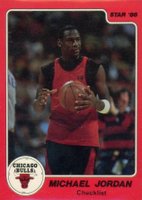 1986 Star Michael Jordan #1 Checklist: Michael Jordan Basketball Card