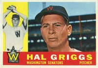 1960 Topps #244 Hal Griggs Baseball Card