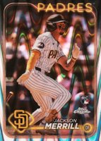 2024 Topps Chrome #207 Jackson Merrill Raywave Baseball Card