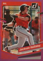 2023 Panini Donruss #93 Jackson Holliday Holo Purple Baseball Card