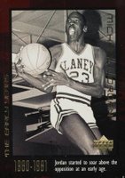 1999 Upper Deck Michael Jordan Career Collection #4 Michael Jordan The Early Years Basketball Card