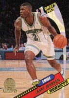 1992 Topps Archives #11 Larry Johnson Gold Basketball Card