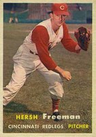 1957 Topps #32 Hersh Freeman Baseball Card