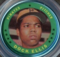 1971 Topps Coins #99 Dock Ellis Baseball Card