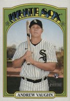 2021 Topps Heritage #624 Andrew Vaughn Team Name Color Swap Baseball Card