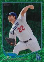 2013 Topps #22 Clayton Kershaw Emerald Baseball Card