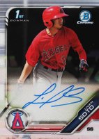 2019 Bowman Chrome Prospects Autographs #CPALS Livan Soto Baseball Card