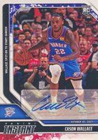 2023 Panini Instant #11 Cason Wallace Red/White/Blue Autograph Basketball Card