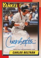 2025 Topps 1990 Topps Baseball Autographs #90ACBE Carlos Beltran Baseball Card