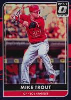 2016 Panini Donruss Optic #89 Mike Trout Purple Baseball Card