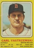 1970 Transogram Hand Cut # Carl Yastrzemski Baseball Card