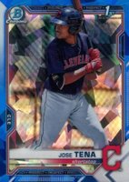 2021 Bowman Sapphire Edition Chrome Prospects #BCP128 Jose Tena Baseball Card
