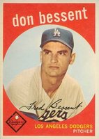 1959 Topps #71 Don Bessent Baseball Card