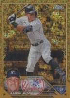 2023 Topps Gilded Collection #99 Aaron Judge Mini Diamond Gold Etch Baseball Card