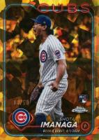 2024 Topps Chrome Sapphire Update Series #281 Shota Imanaga Gold Baseball Card