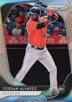 2020 Panini Prizm #181 Yordan Alvarez Silver Prizm Baseball Card