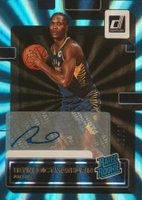 2022 Panini Donruss #206 Bennedict Mathurin Rated Rookie Signature-Light Blue Holo Laser Basketball Card