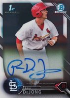 2016 Bowman Prospect Autographs #PD Paul DeJong Chrome Baseball Card