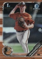2019 Bowman Draft #BDC22 Gunnar Henderson Chrome-Orange Refractor Baseball Card