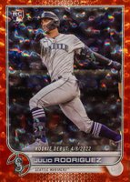 2022 Topps Update #US97 Julio Rodriguez Orange Foil Baseball Card