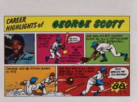 1973 Topps Comics # George Scott Baseball Card
